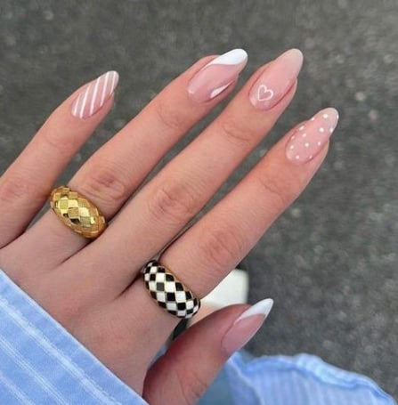Uñas para el 14 de febrero