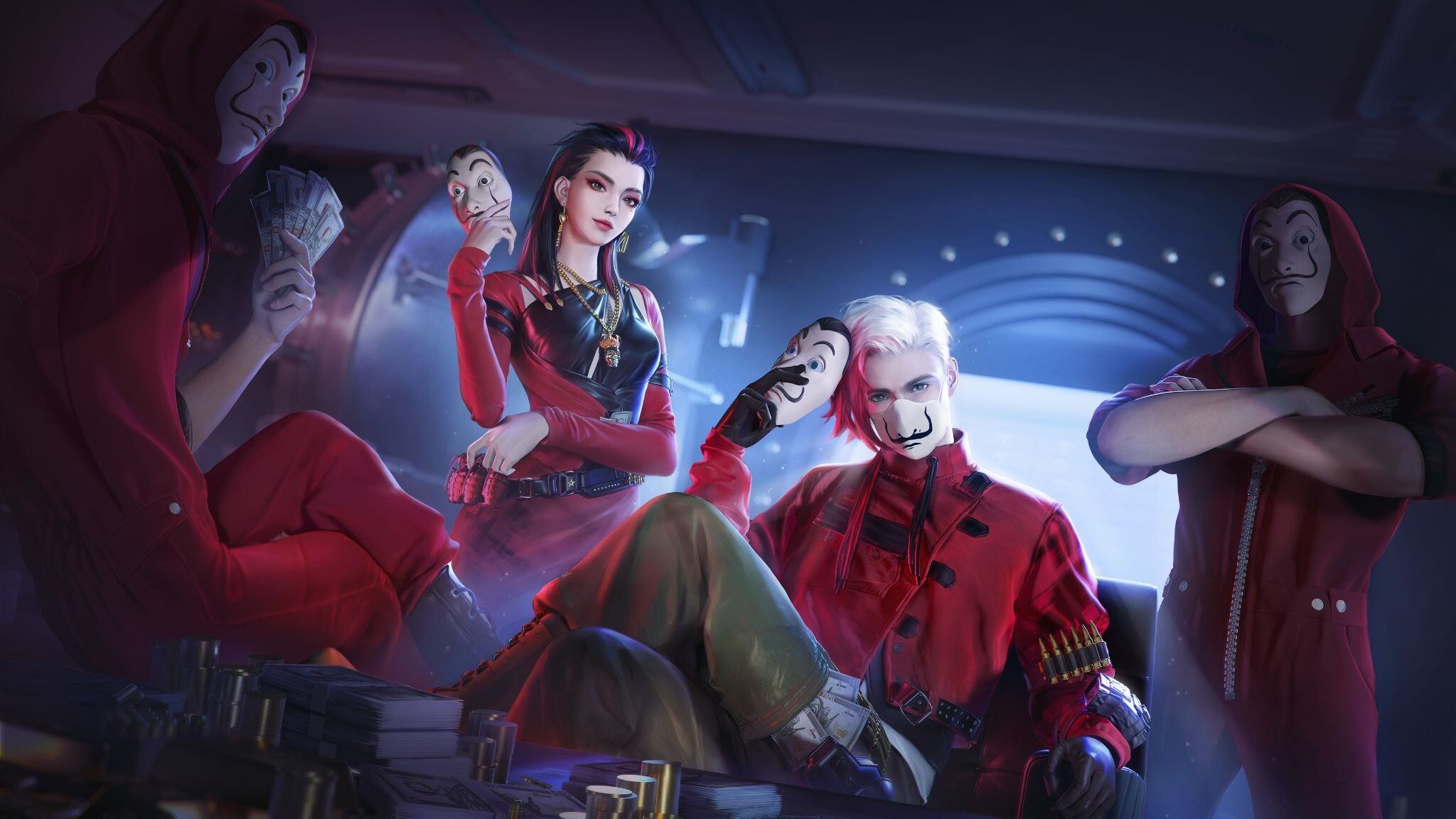 ‘Free Fire’ tendrá evento por el final de ‘La Casa de Papel’