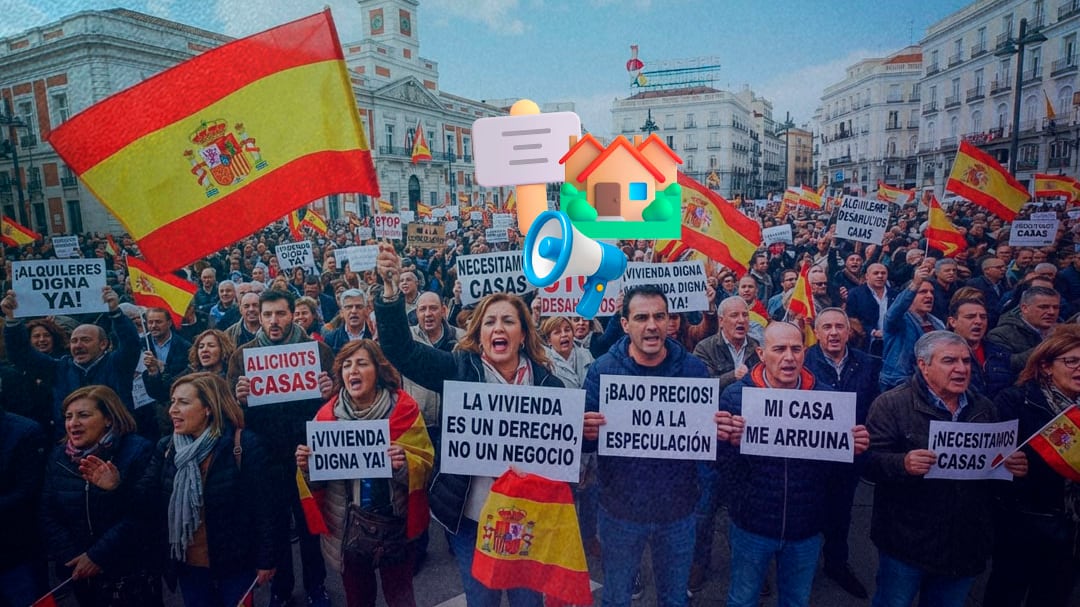 Protestas por la vivienda sacuden España y apuntan a una huelga general