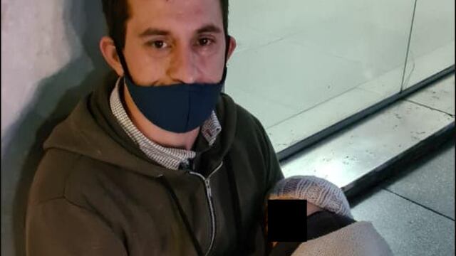 Ángel Ariel Ustares pedía trabajo en las calles