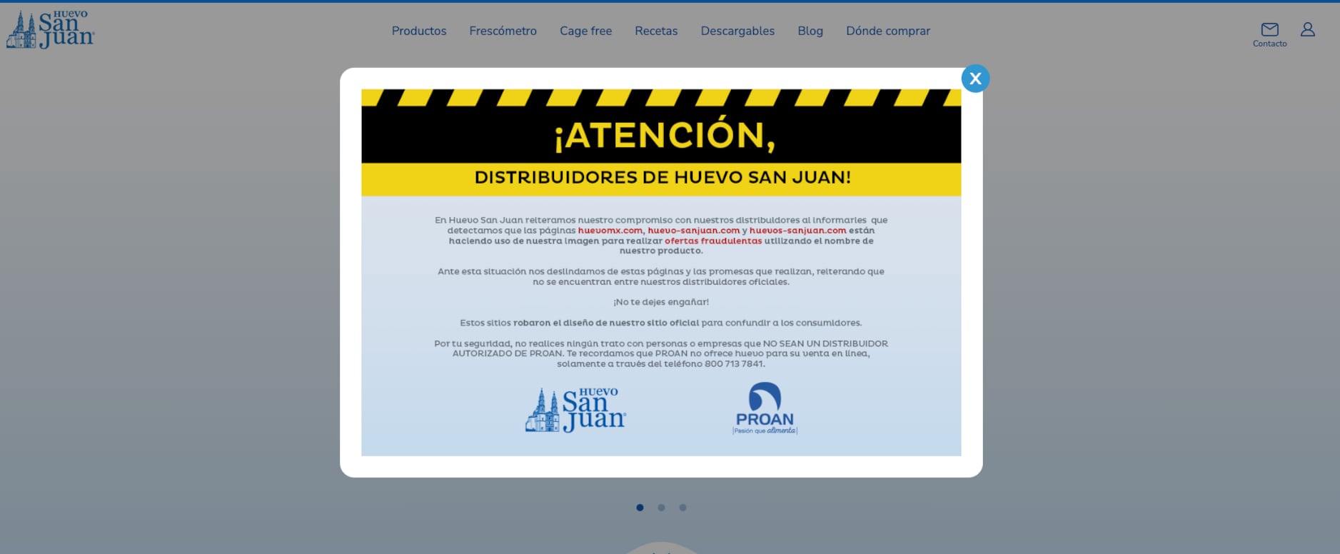 Alerta de Huevo San Juan por páginas falsas que ofrecen huevo pirata
