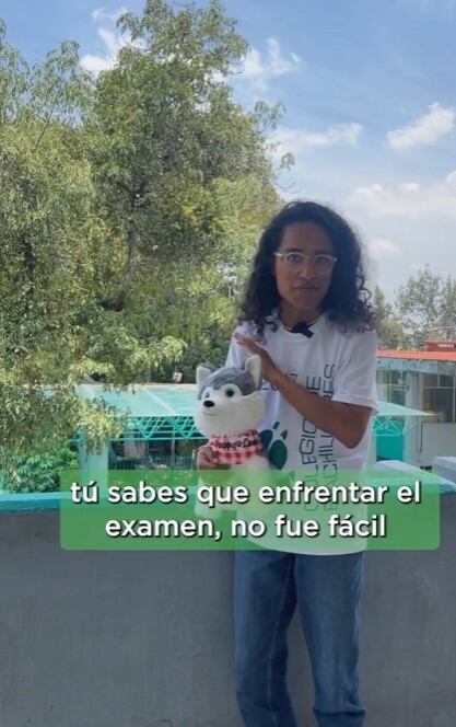 Comipems 2024: Tiktoker da ánimos a quienes no quedaron en la UNAM con gran mensaje