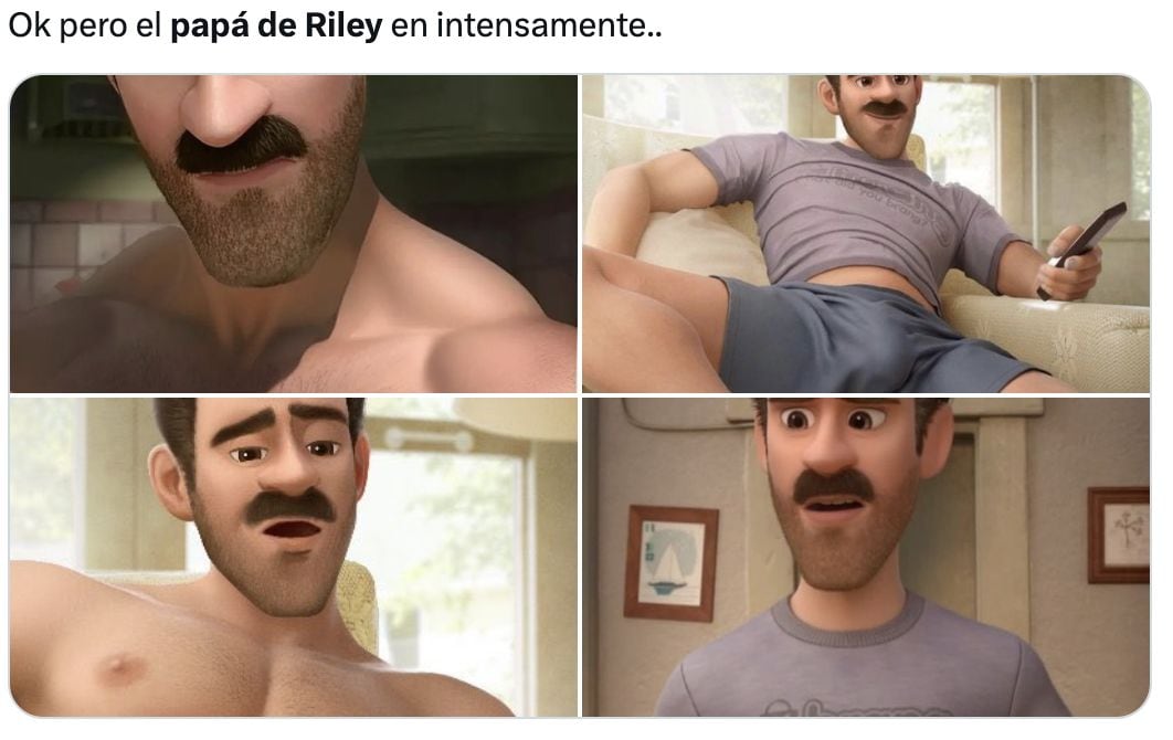 Memes del papá de Riley en Intensamente 2