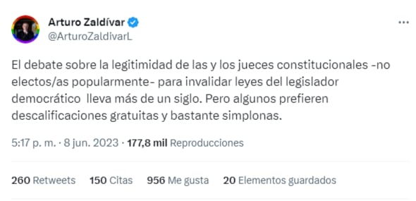 ARTURO ZALDÍVAR ENTRA EN DEBATE CON NORMA PIÑA