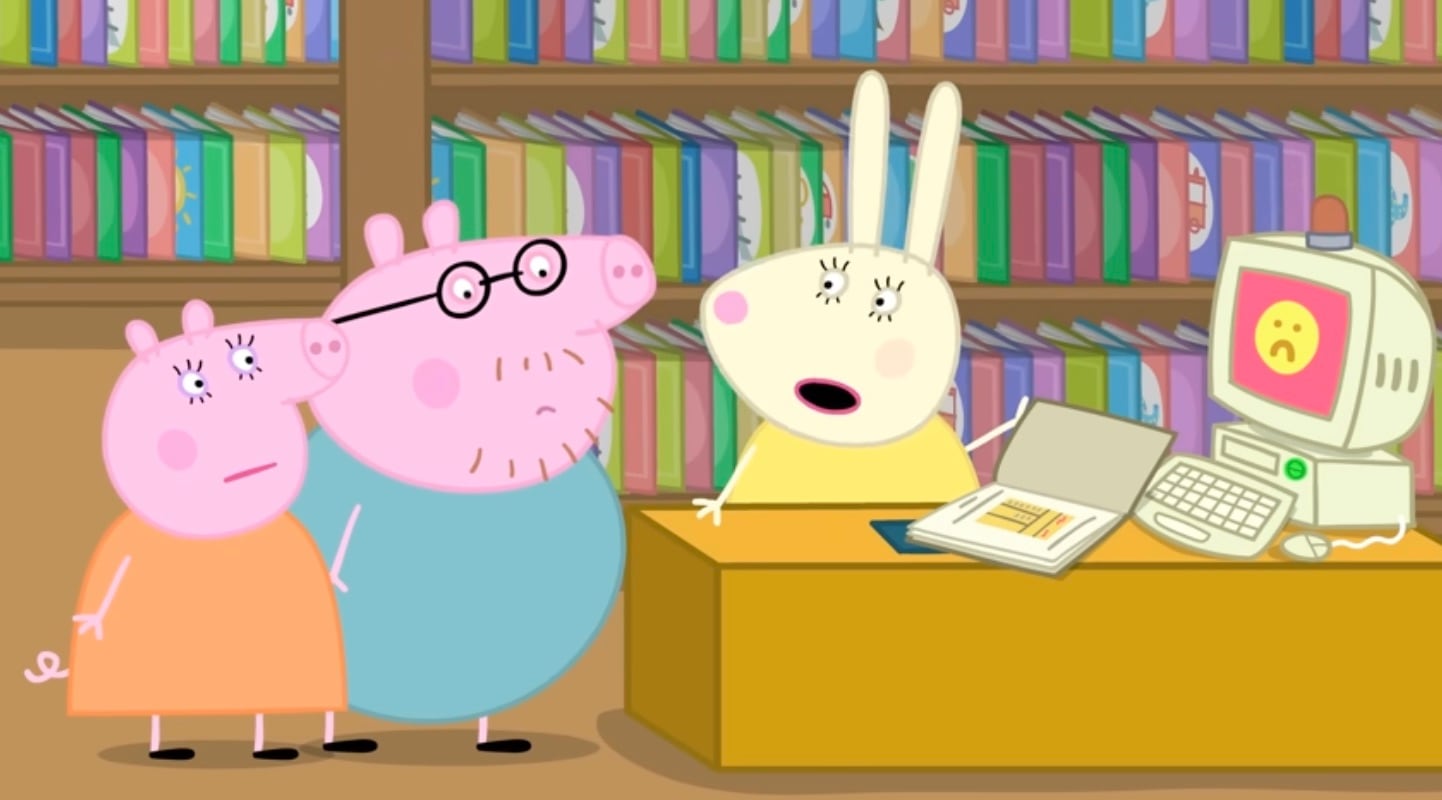 Peppa Pig por Día Nacional del Bibliotecario