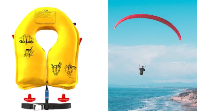 Salvavidas y paracaídas