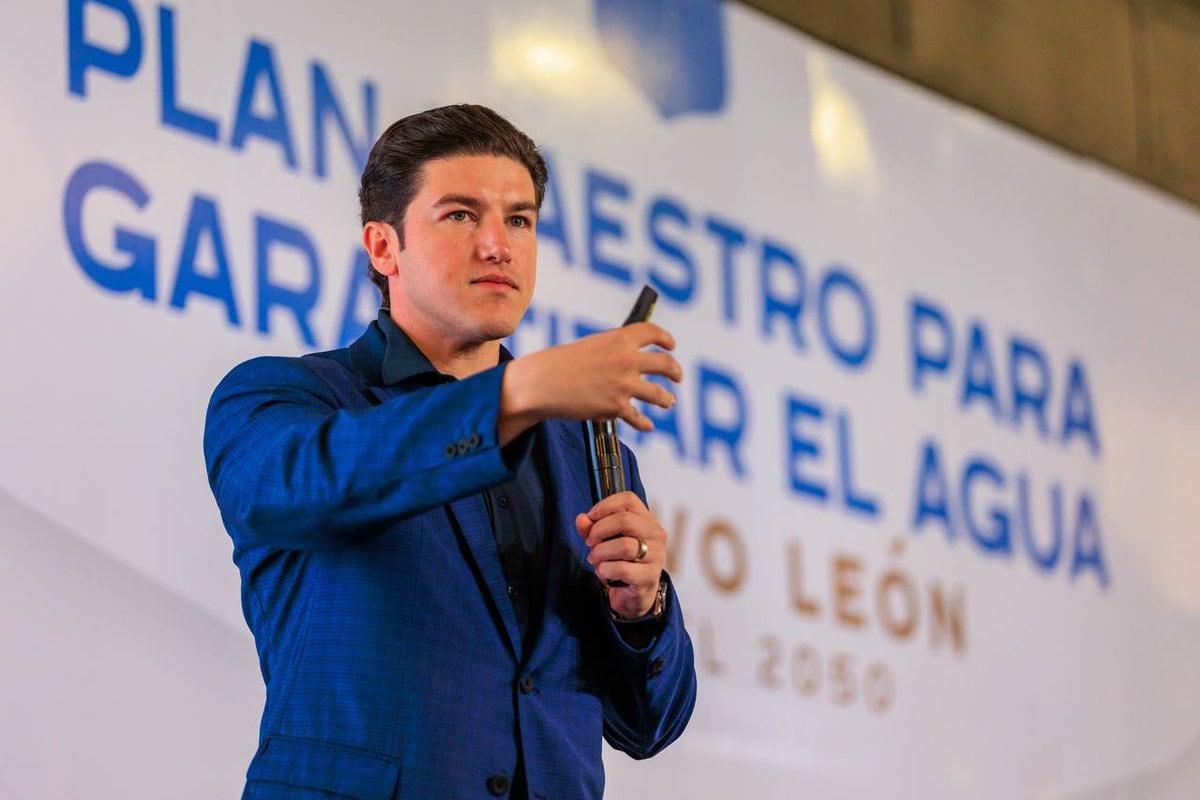 Samuel García presentó el "Plan maestro para garantizar el agua"