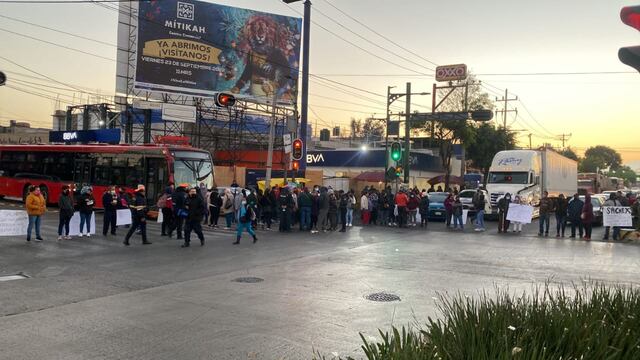 Bloqueos en Pantitlán