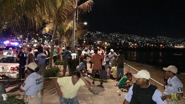 En plena temporada vacacional, un sujeto disparó contra turistas.