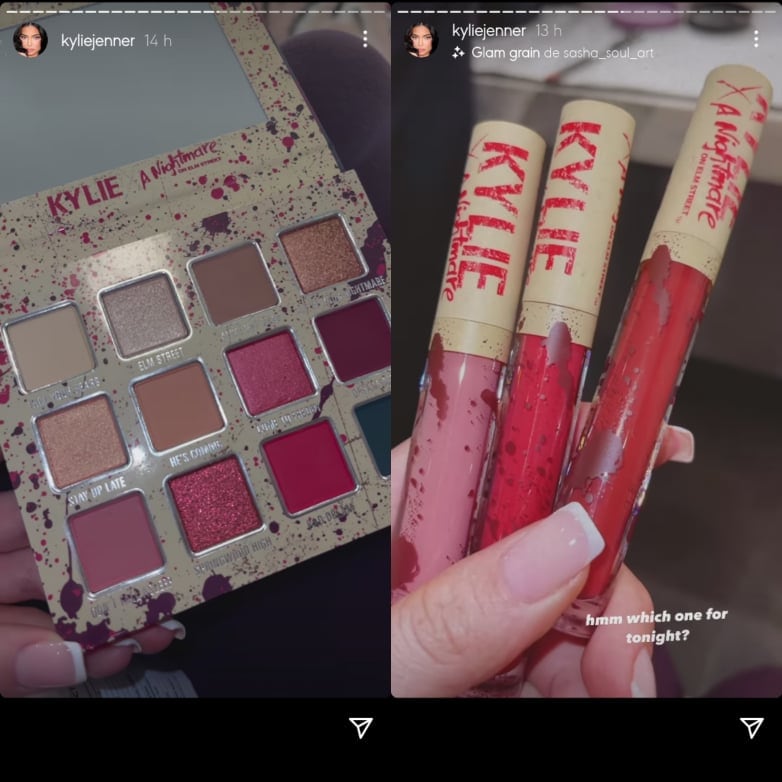 Kylie Jenner lanza línea de cosméticos con temática de Halloween.