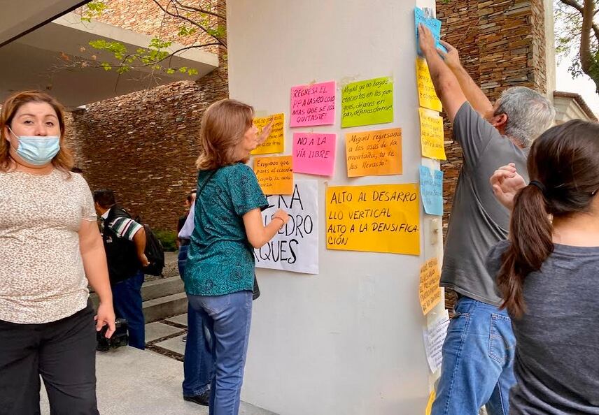 Protesta en San Pedro