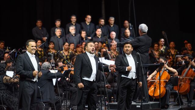 Fernando de la Mora, Ramón Vargas y Javier Camarena
