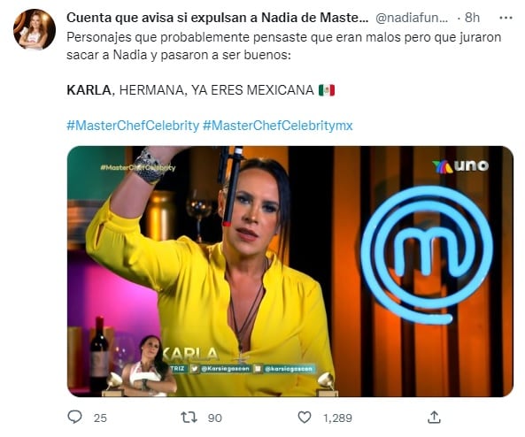 Karla Sofía Gascón y Nadia