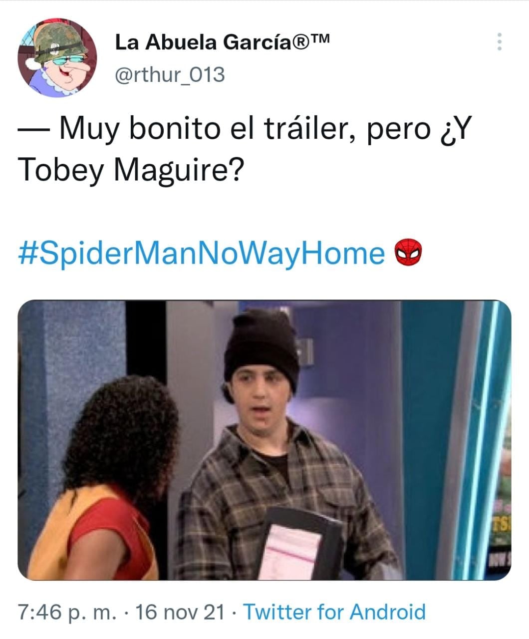 Meme de ‘Spider-Man: No Way Home’