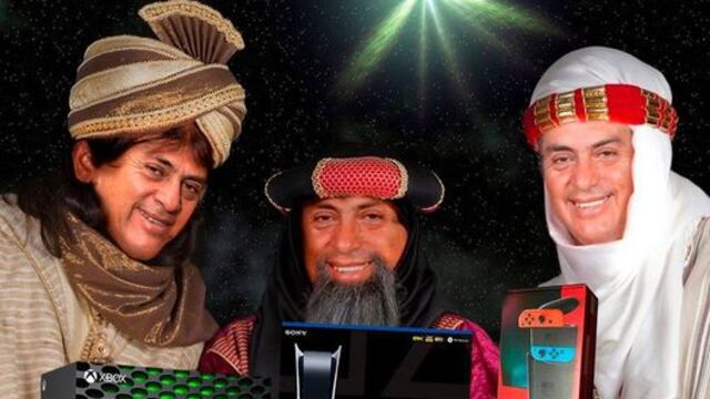 Jaime Rodríguez Calderón 'el bronco' con disfraz de rey mago