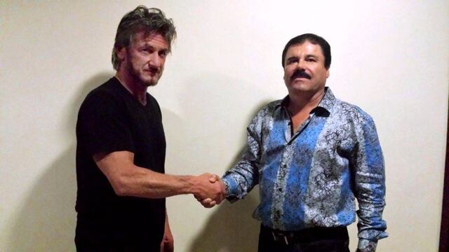 En actor estadounidense Sean Penn se entrevistó con Joaquín "El Chapo" Guzmán.