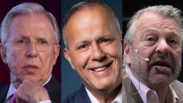 Joaquín López-Dóriga, Ciro Gómez Leyva y Jorge Castañeda