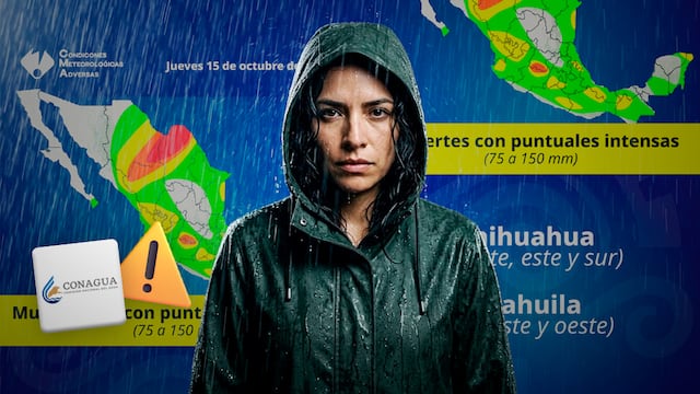 Conagua pronostica lluvias intensas en Chihuahua y Coahuila durante 3 días
