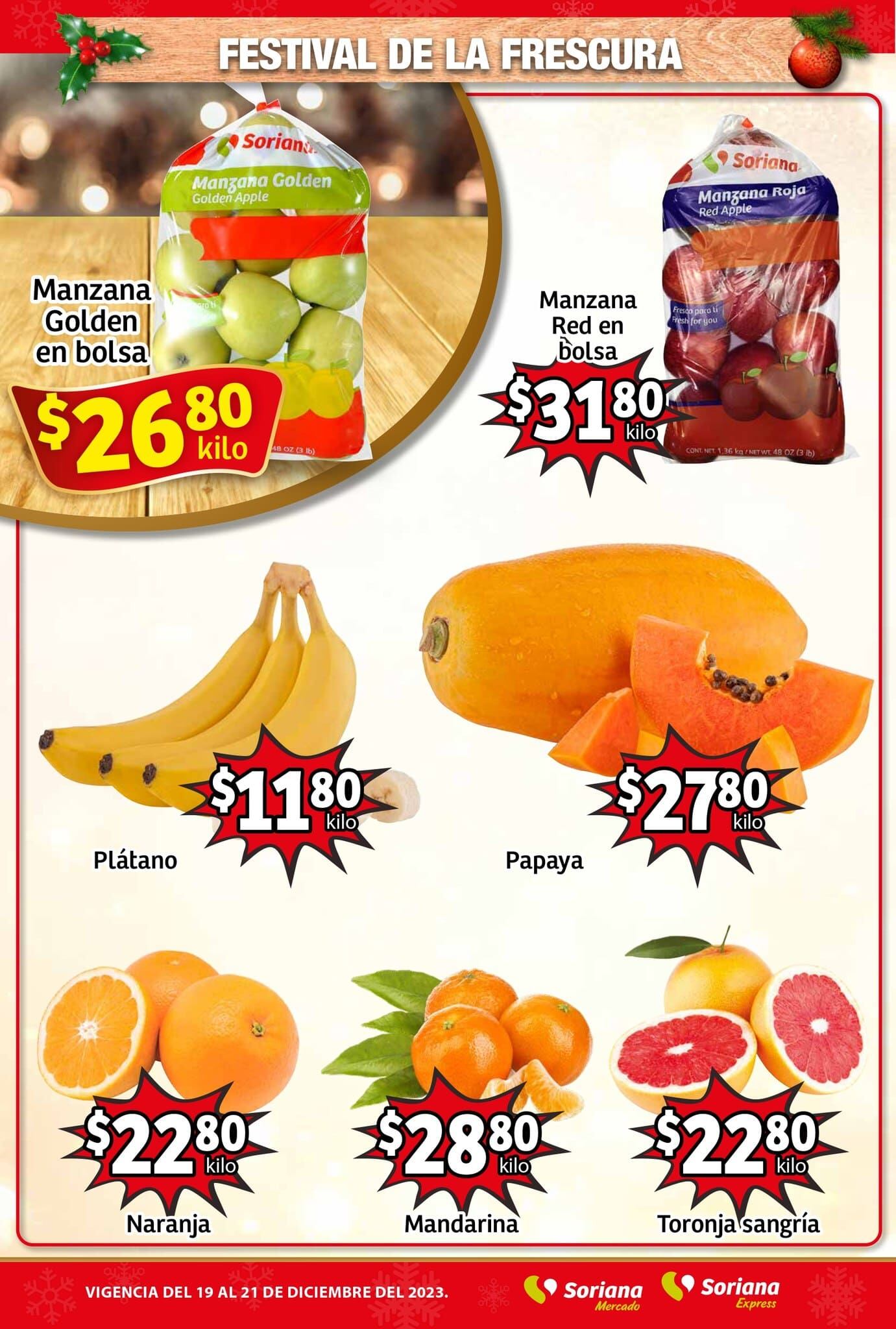 Las mejores ofertas de Folleto Soriana Mercado