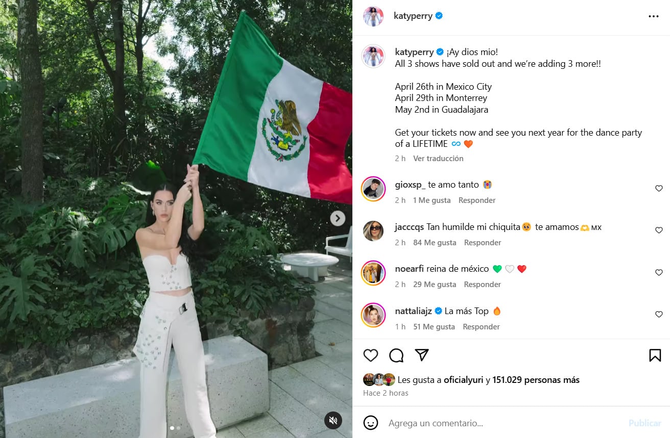 Katy Perry en México