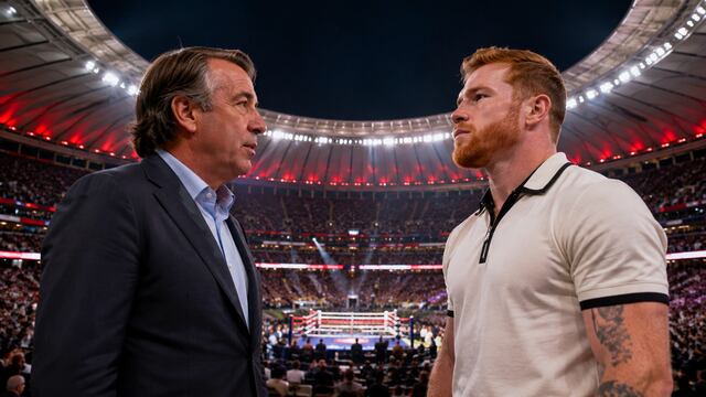 Emilio Azcárraga invita al Canelo Álvarez a pelear en el Estadio Banorte