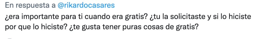 Comentarios a Ricardo Casares