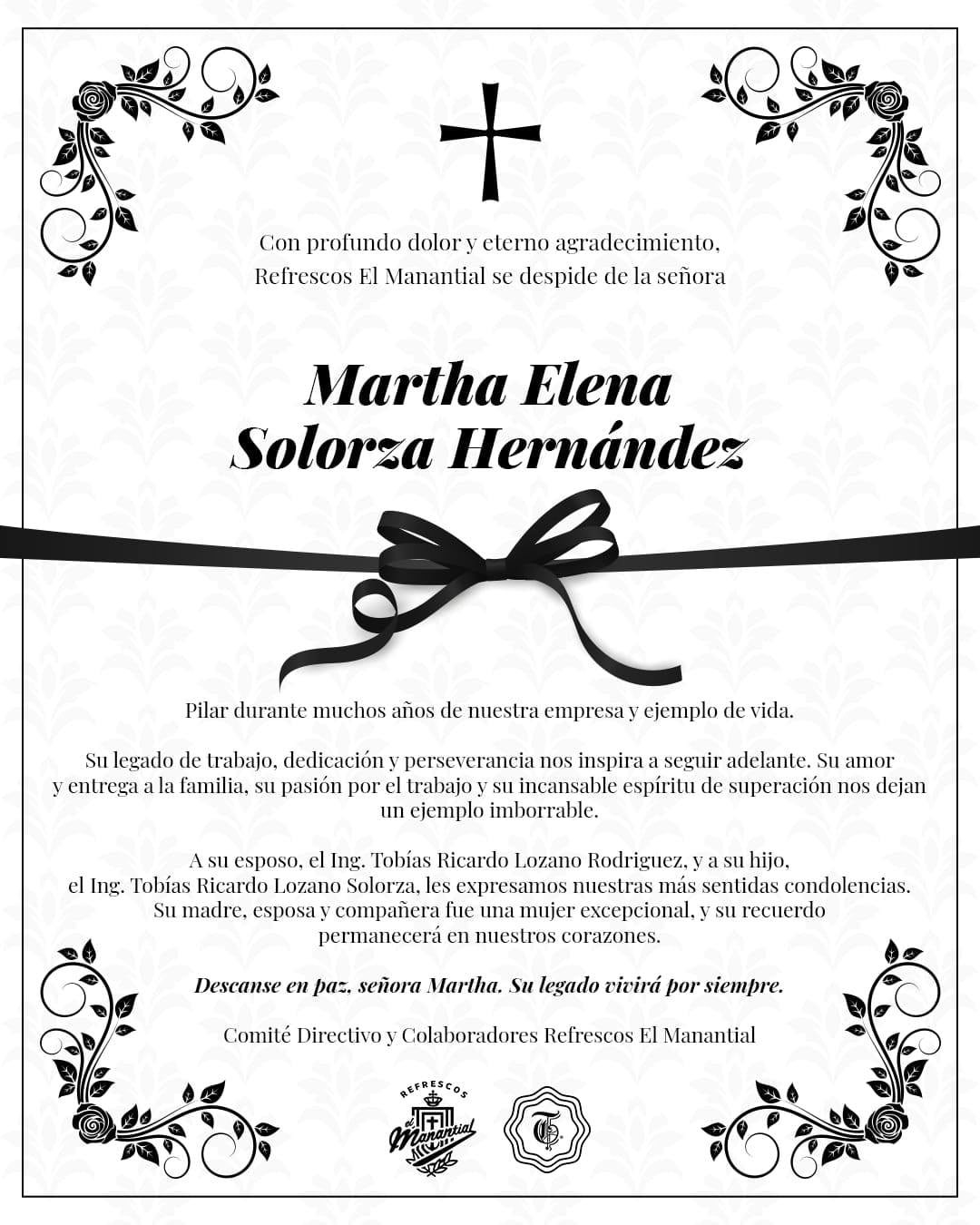 Murió Martha Elena Solorza Hernández, dueña del refresco mexicano Tonicol