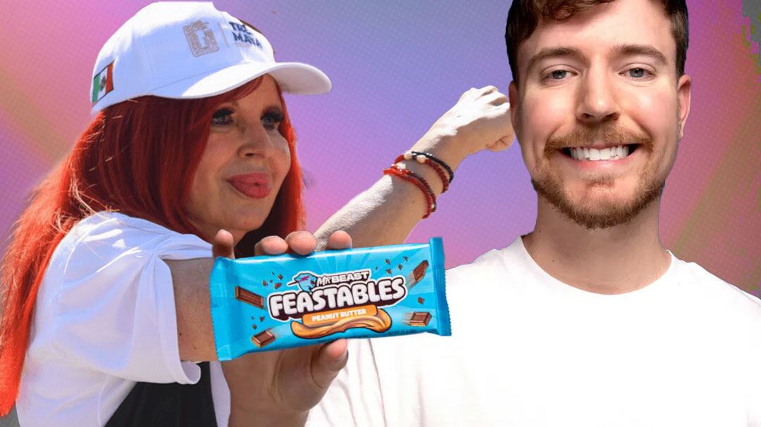 Layda Sansores repartió chocolates Feastables de MrBeast en su cuarto informe de gobierno y así habló del famoso de YouTube