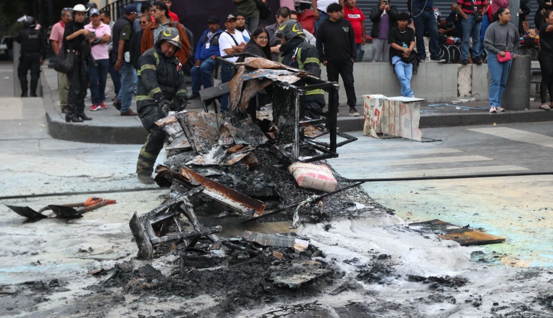 República de Cuba 11: Desalojo de edificio en CDMX provocó manifestación