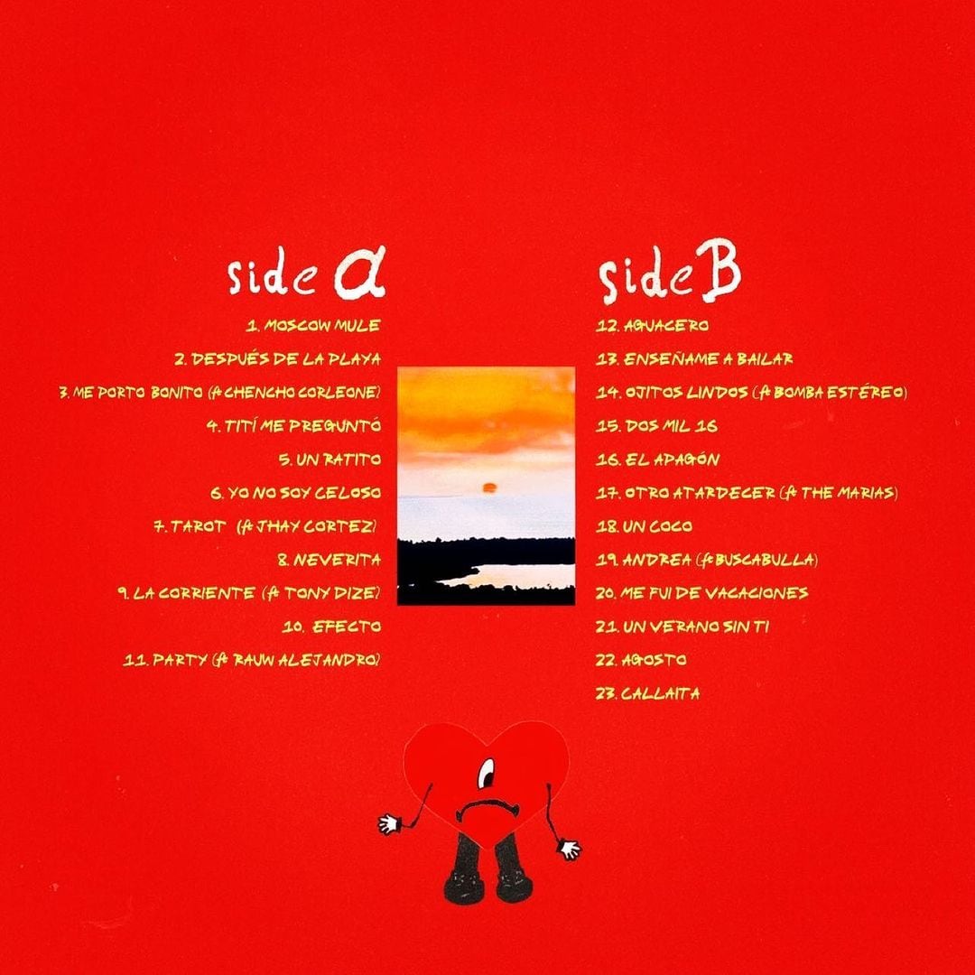 Bad Bunny: ¿Quiénes colaboran en su nuevo disco “Un verano sin ti”?