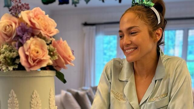 Jennifer Lopez en su cumpleaños