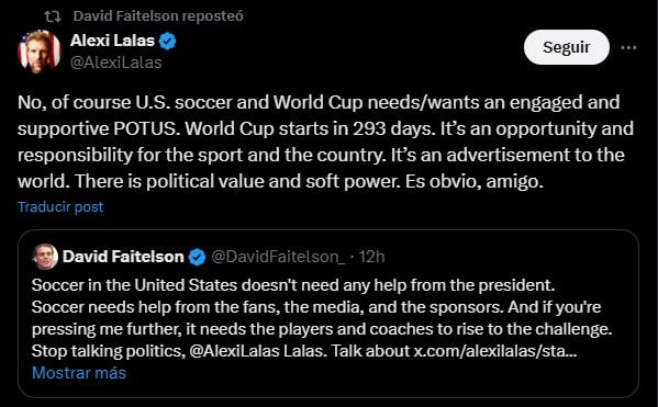 Alexi Lalas responde a David Faitelson