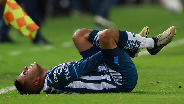 Chiquito Sanchez, en un partido con CF Pachuca.