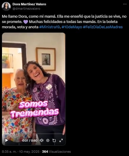 Dora la Transformadora hace campaña en pleno Día de las Madres.