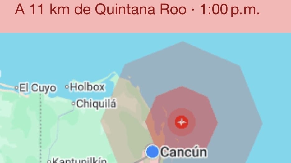 Sismo hoy: temblor en Cancún, Quintana Roo