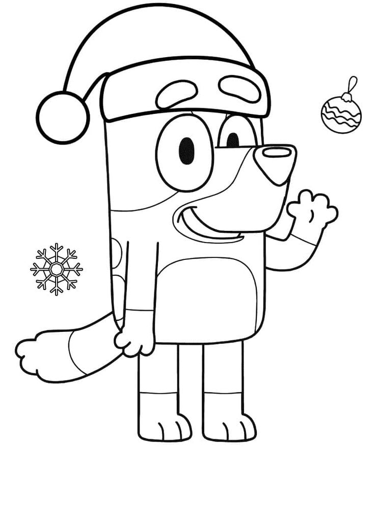 Dibujos de Bluey para colorear