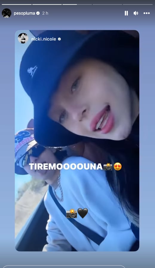 Peso Pluma celebra con Nicki Nicole que cantará en Viña del Mar 2024