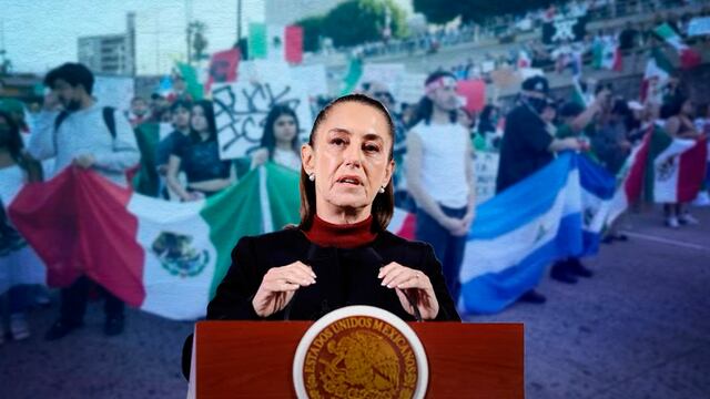 Claudia Sheinbaum defiende a migrantes mexicanos tras redadas en Los Ángeles