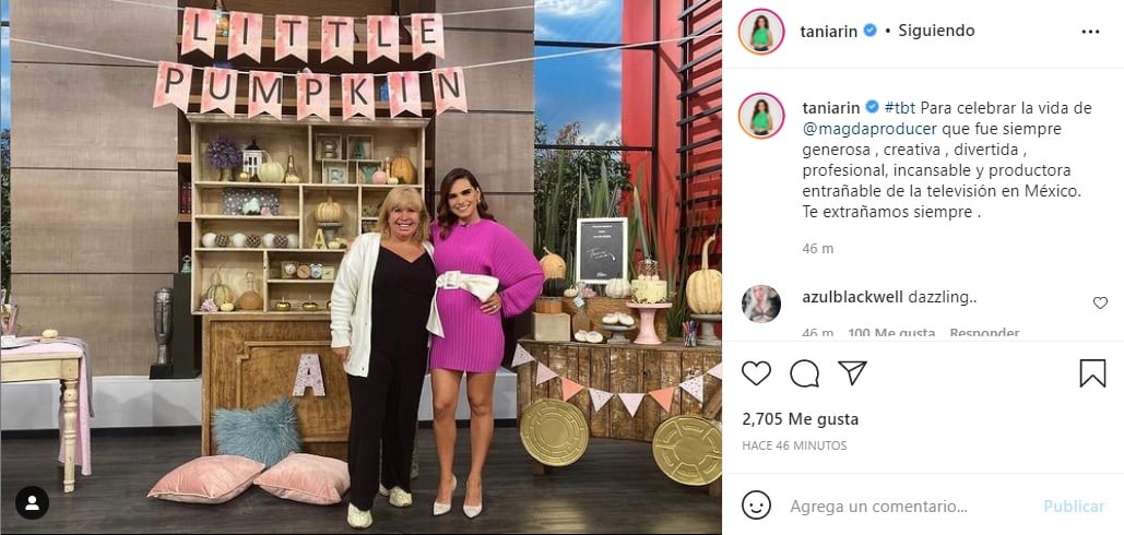 Tania Rincón celebra cumpleaños de Magda Rodríguez