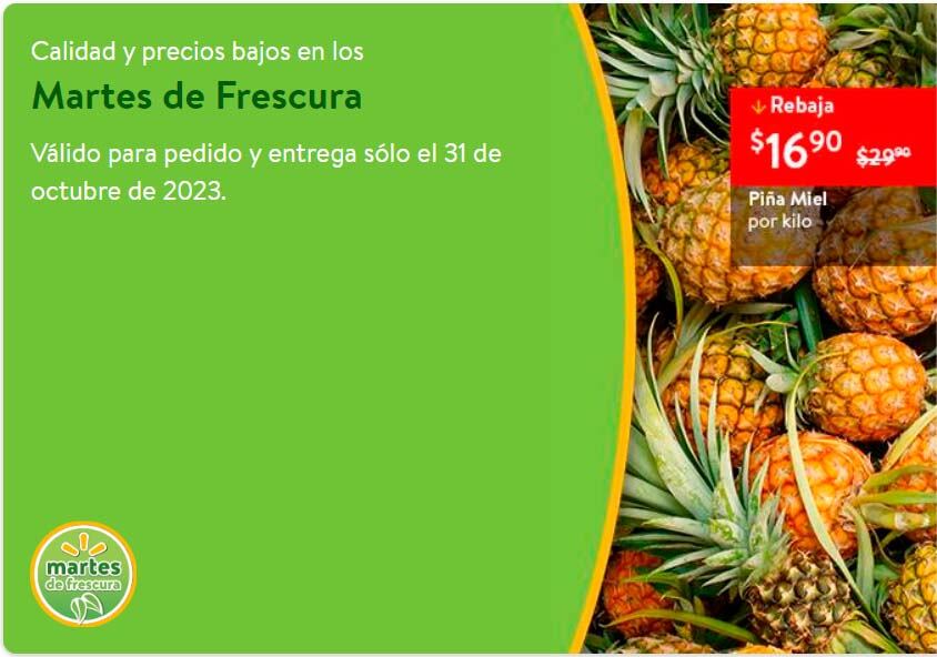 Ofertas Walmart Martes de Frescura 31 de octubre