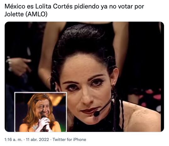 Meme de Jolette y la consulta ciudadana