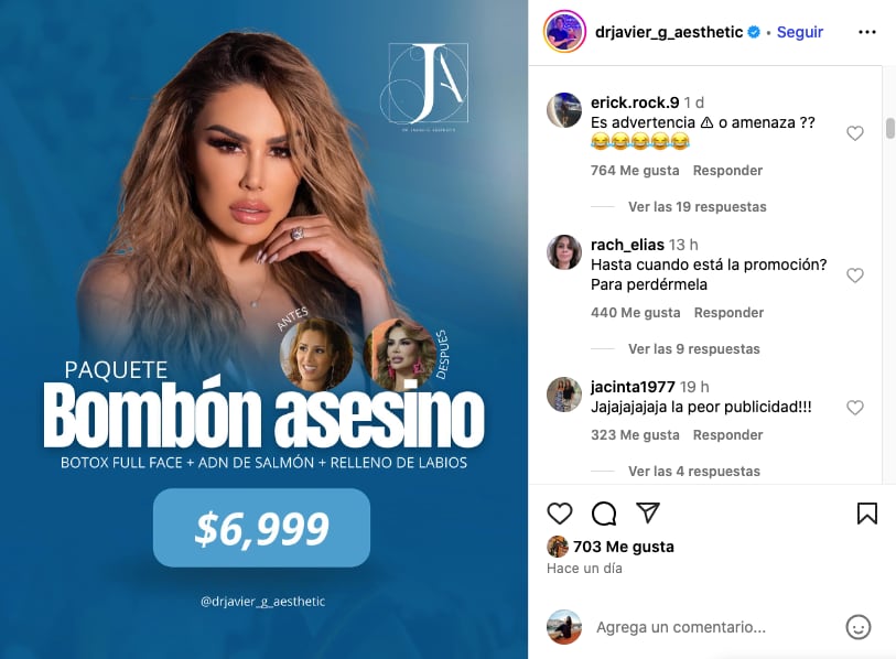 Ninel Conde: paquete “bombón asesino”