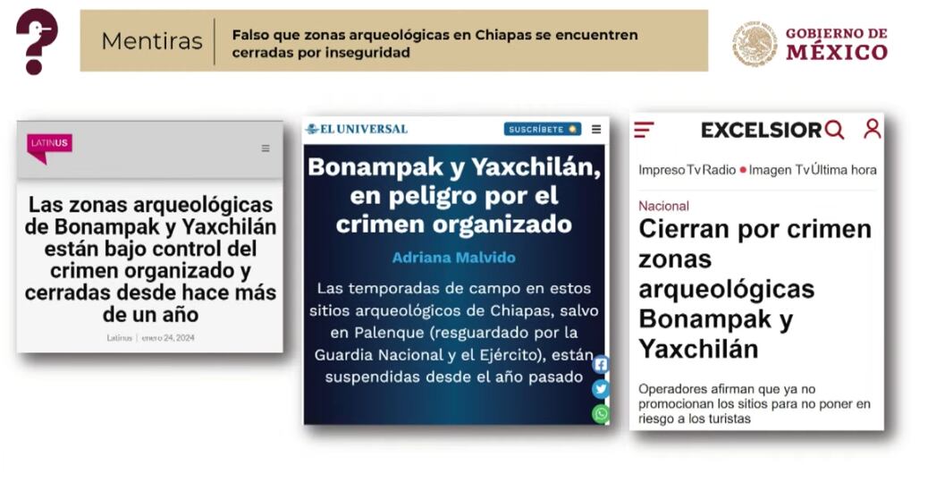 Mentiras de la semana del 31 de enero