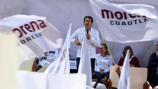 Mario Delgado Carrillo encabezo la Asamblea Informativa sobre la Reforma Electoral realizada en la plaza de armas de Cuernavaca