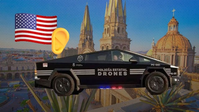 patrullas Cybertruck de Jalisco