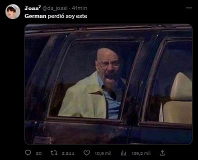 Memes de La Velada del Año 3, knockout técnico de Coscu a Germán Garmendia