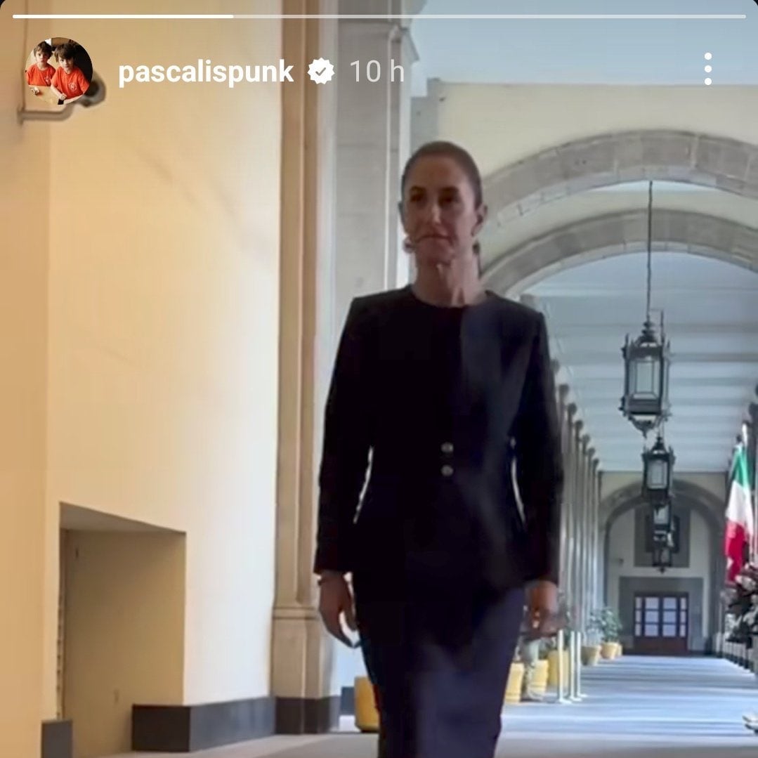 Pedro Pascal comparte en sus historias de Instagram un video de Claudia Sheinbaum