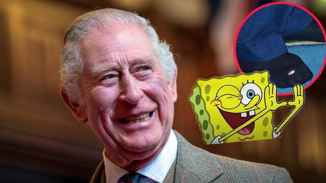 El calcetín roto del rey Carlos III desata críticas y memes