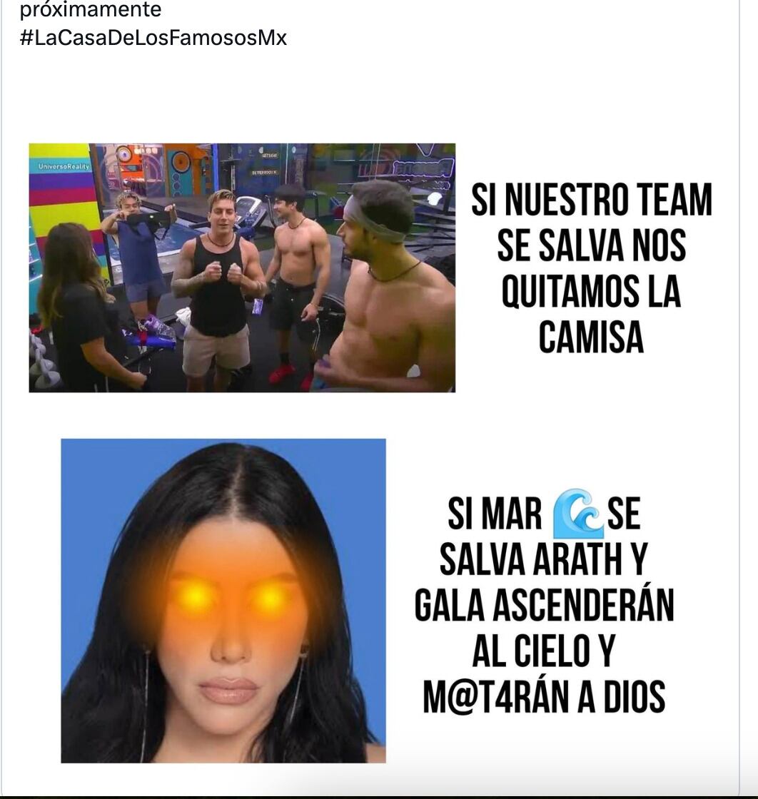 Karime Pindter inspira memes de "si mar se salva" en La Casa de los Famosos México 2024