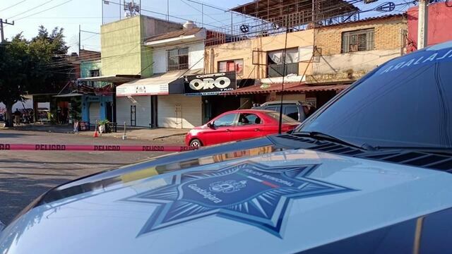 Lugar de la balacera reportada en Guadalajara